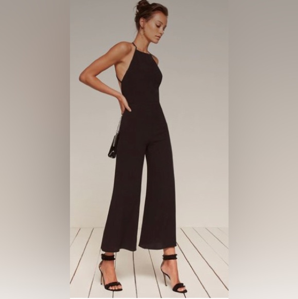 Reformation Varela Jumpsuit - Black